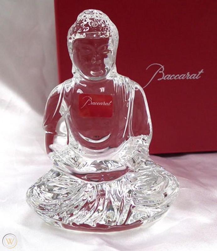 ✨Baccarat store little Buddha Crystal