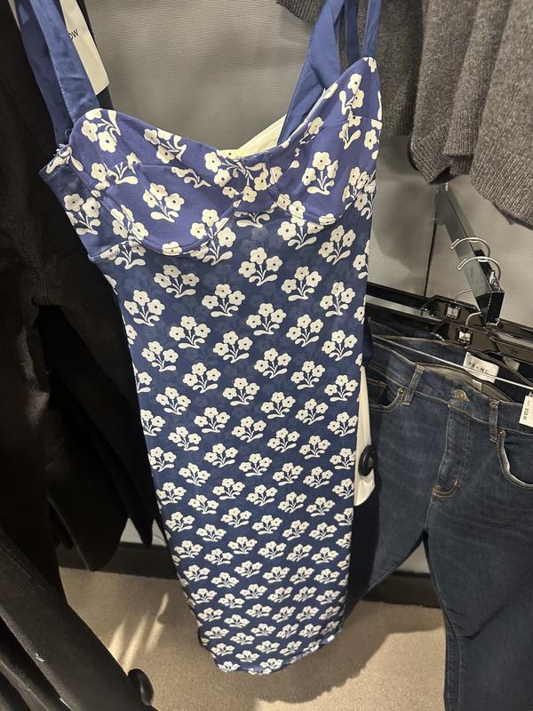 Printed Got Glam Slip Midi Dress