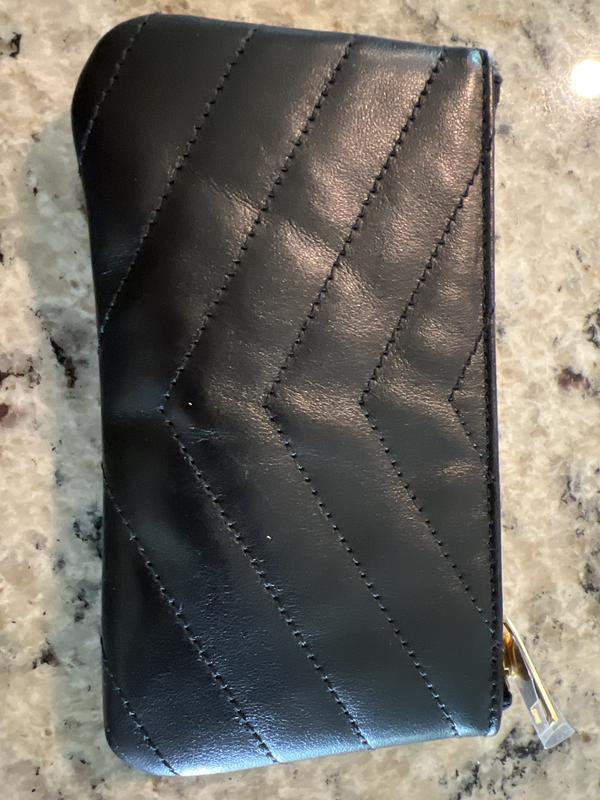 Saint Laurent Monogram Quilted Leather Key Pouch