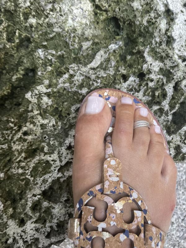 Tory burch leopard outlet sandals