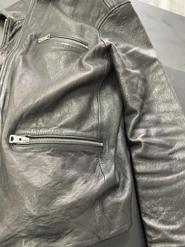 ALLSAINTS Calix Leather Jacket | Bloomingdale's Men
