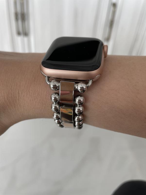 LAGOS Smart Caviar 18K Rose Gold Stainless Steel Apple Watch