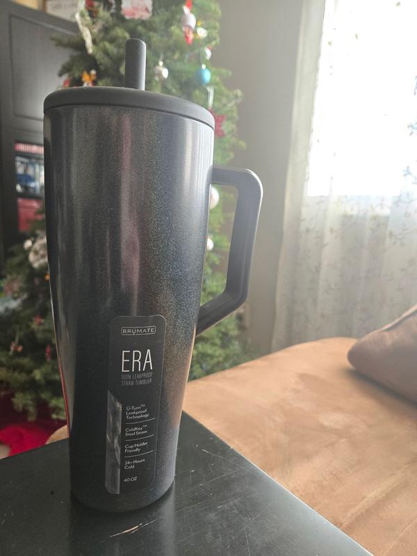 BrüMate Era 40oz Tumbler – 100% Leakproof, 24+ Hour Cold, Stainless Steel With Handle & Straw