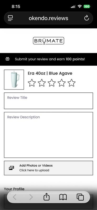 Photo submitted with review of product