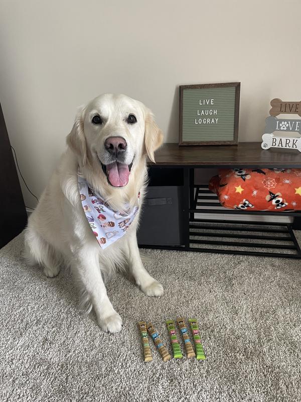 Logray with his favorite food topper