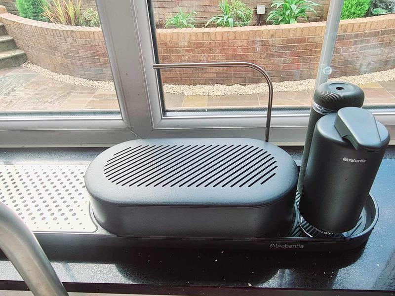Brabantia SinkStyle Organizer With Drying Tray, Soap Dispenser