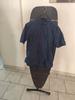 BRABANTIA D MET HITTEBESTENDIGE PARKEERPLAATS - 135 X 45 CM - FAIRTRADE KATOEN -DENIM GREY