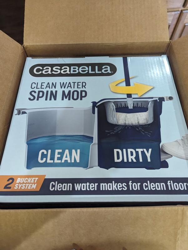 Casabella Clean Water Spin Mop Review: A microfiber mop with issues -  Reviewed