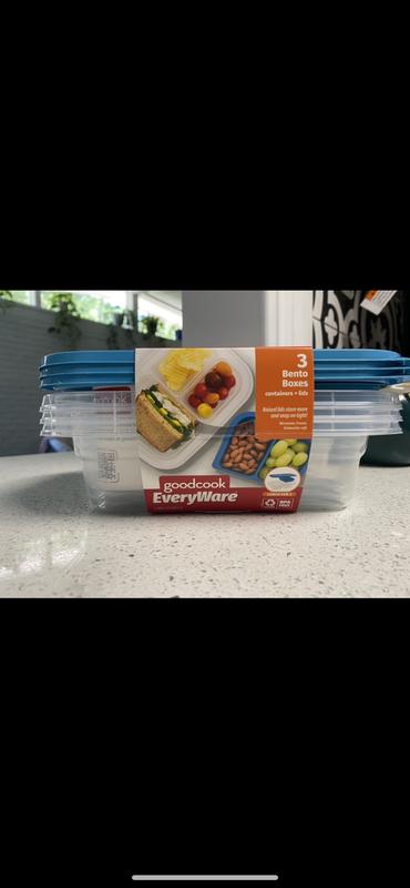 GoodCook EveryWare 18 piece Lunch Set, Assorted Colors, BPA Free