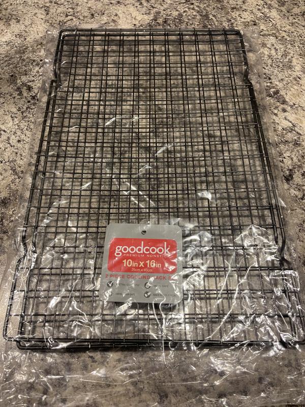 10 x 16 Cooling Rack, 2-Piece Set, Nonstick - GoodCook