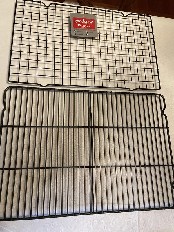Great Credentials Heavy-Duty Cooling Rack, Cooling Racks, Wire Pan Grade,  Commercial Grade, Oven-Safe, Chrome (8 x 10 Inch)