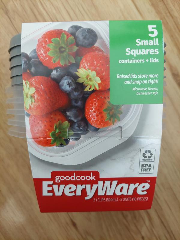 GoodCook Twister Seal Food Storage Containers 8 piece (4 containers) BPA  Free