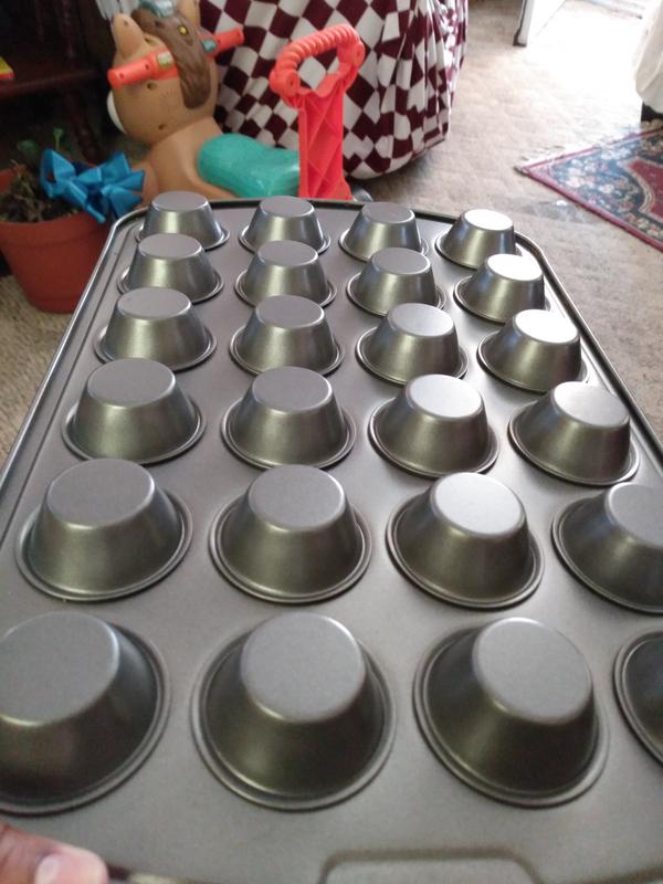 GoodCook 48-Cup Nonstick Steel Mini Cupcake and Muffin Pan, Gray - Yahoo  Shopping