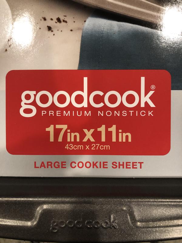 Bradshaw 04022 Good Cook Non-Stick Cookie Sheet 17 Inch By 11 Inch: Cookie  Sheets (076753040228-1)