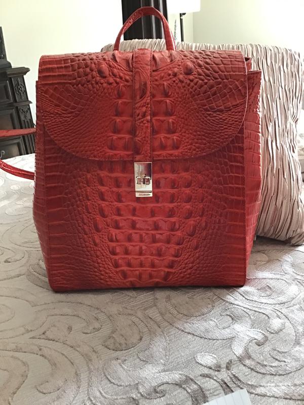 Brahmin Sadie Melbourne Embossed Leather Backpack - Macy display picture 2