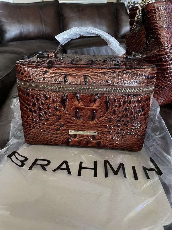 Brahmin Charmaine Pecan Melbourne Travel in Purple