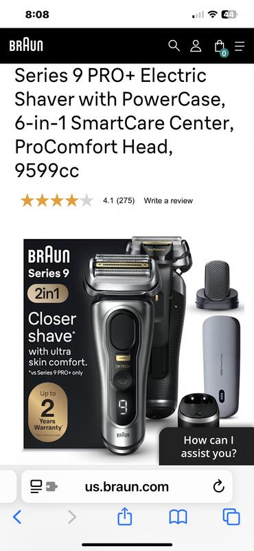 Series 9 Pro Electric Shaver 9465cc with PowerCase| Braun US