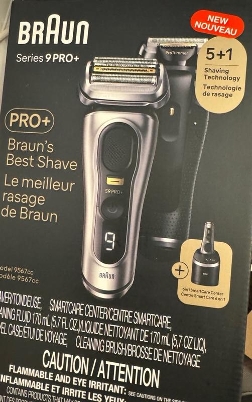Braun, Series 9 PRO+ Wet & Dry Electric Shaver with 6-in-1 SmartCare  Centre & Travel Case