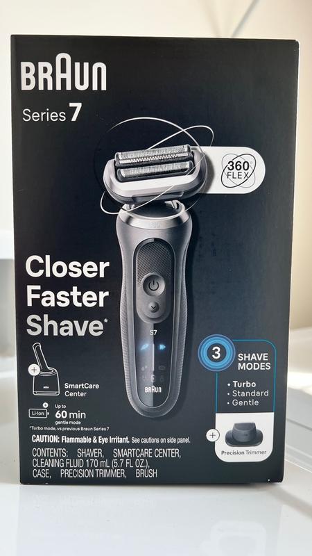 Braun Electric Shaver for Men, Series 7 7171cc, Wet & Dry