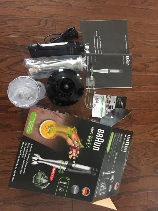 MultiQuick 7 Hand Blender with Accessories Braun MQ7035 | Tanguay