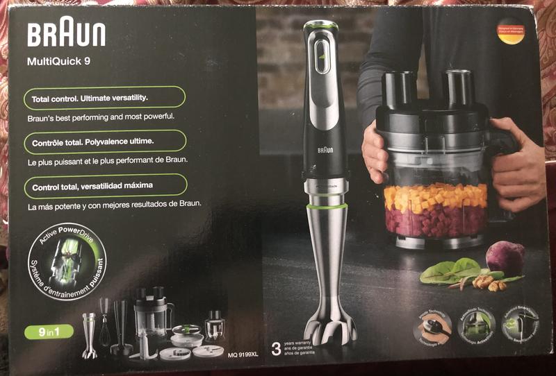 Best Buy: Braun MultiQuick Hand Blender with ActivePowerDrive Technology  and 700W motor that results in up to 40% faster performance. Stainless  Steel/Black MQ9137XI