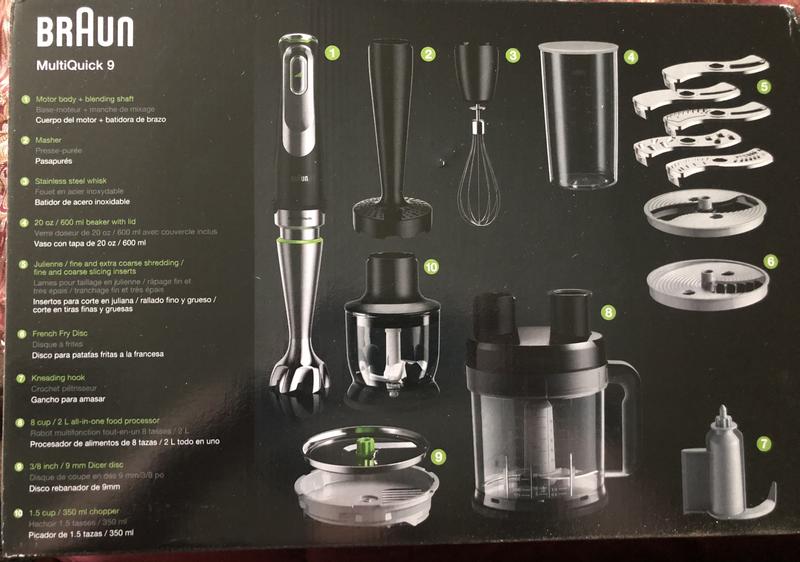 Braun Multiquick 9 SmartSpeed Hand Blender (MQ9199XL)