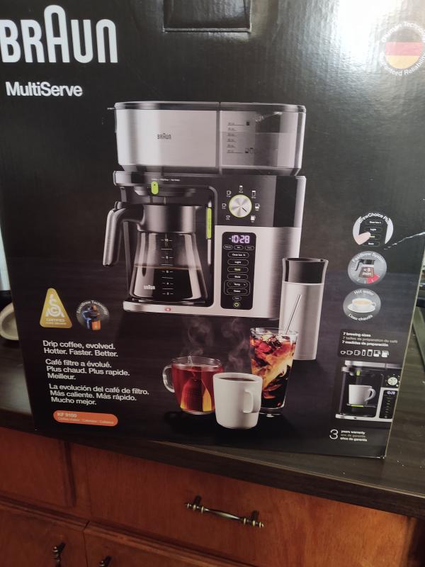 Braun, Multiserve Coffee Maker With Hot Water Spout - Zola