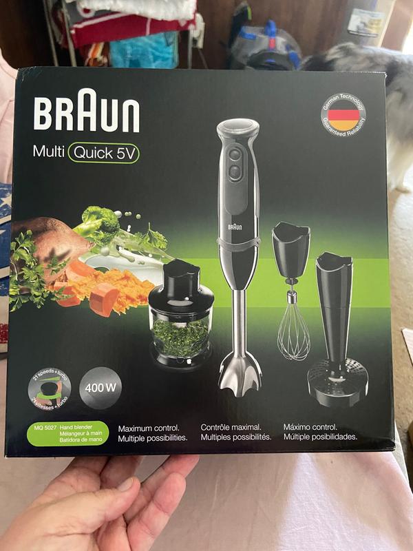 Braun Multiquick 5V Hand Blender 400w MQ 5027 New