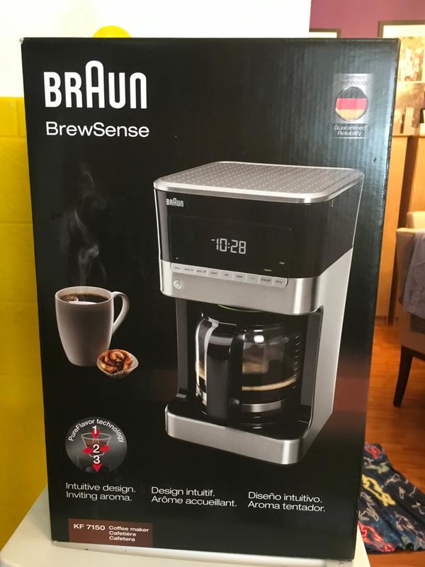 Braun KF7175 Brew Sense Stainless Steel 10-Cup Drip Coffee Maker with  Thermal Carafe and Adjustable Brew Strength Setting & Reviews