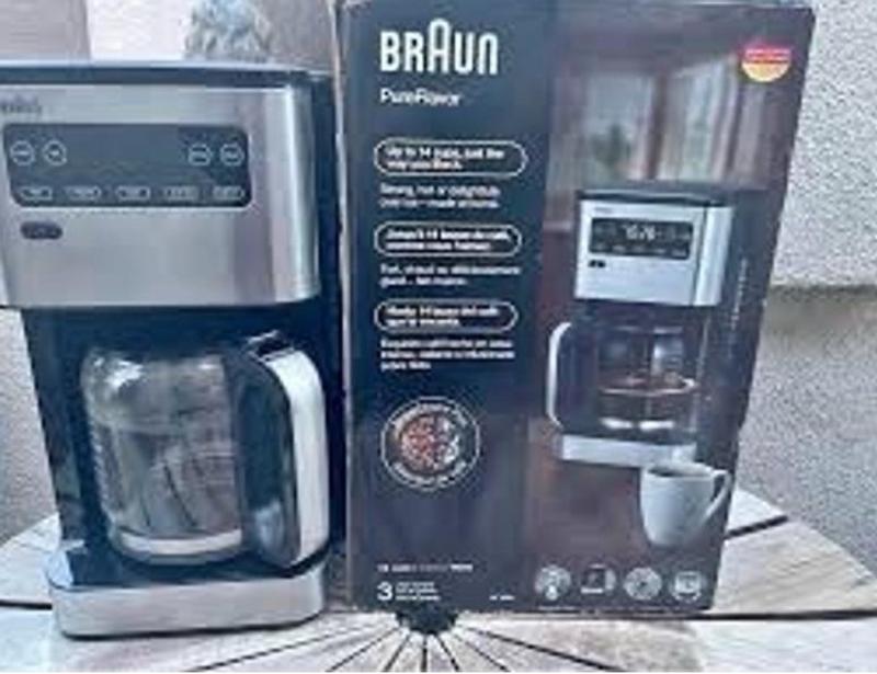 Braun KF5650BK PureFlavor 14- Cup Black and Stainless Steel