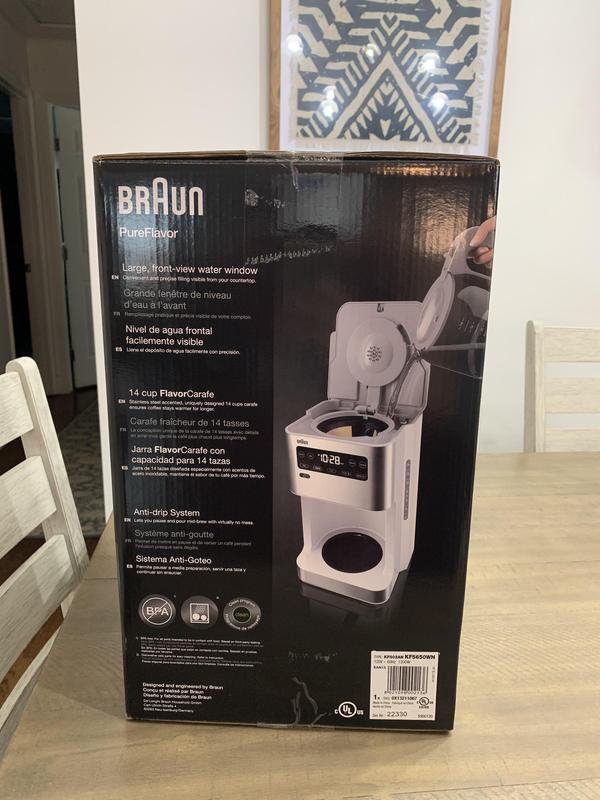 Best Buy: Braun PureFlavor and FastBrew Coffee Maker Stainless Steel/White  KF5650WH