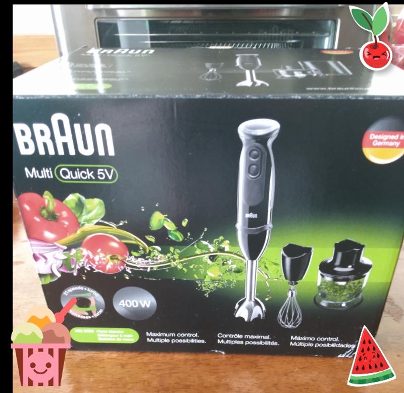 Braun Multiquick 5 Vario Fit Hand Blender MQ5051 released -- smoothies in  about 1 minute & easy to carry []