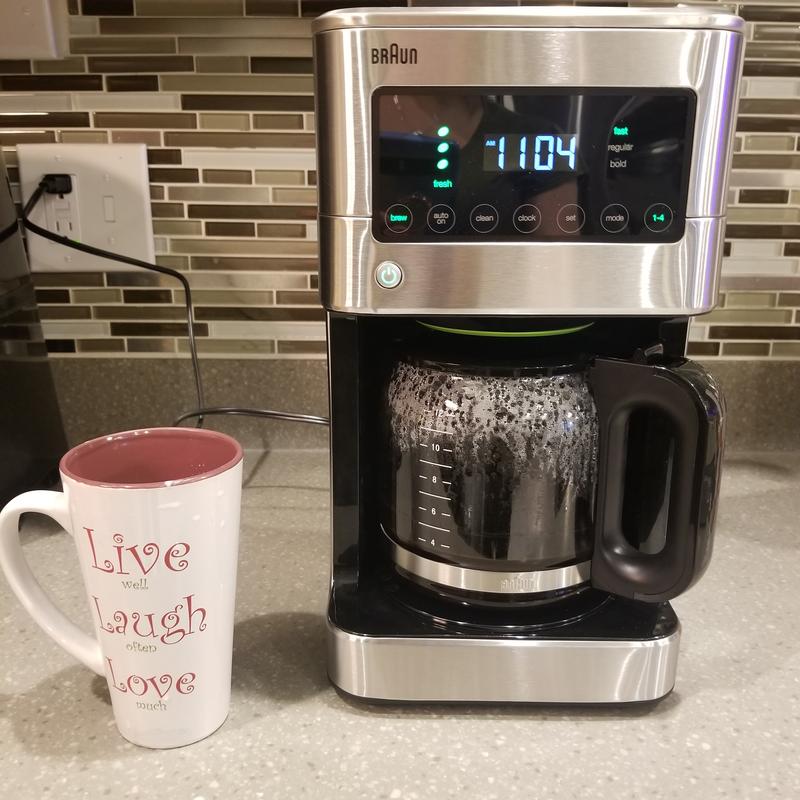 I Love Braun Brew Sense 12 Cup Programmable Coffee Maker KF7000 