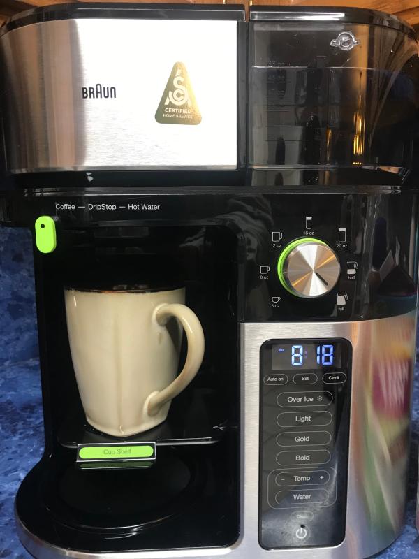 Braun 10-Cup White Drip Coffee Maker MultiServe KF9150WH - The Home Depot