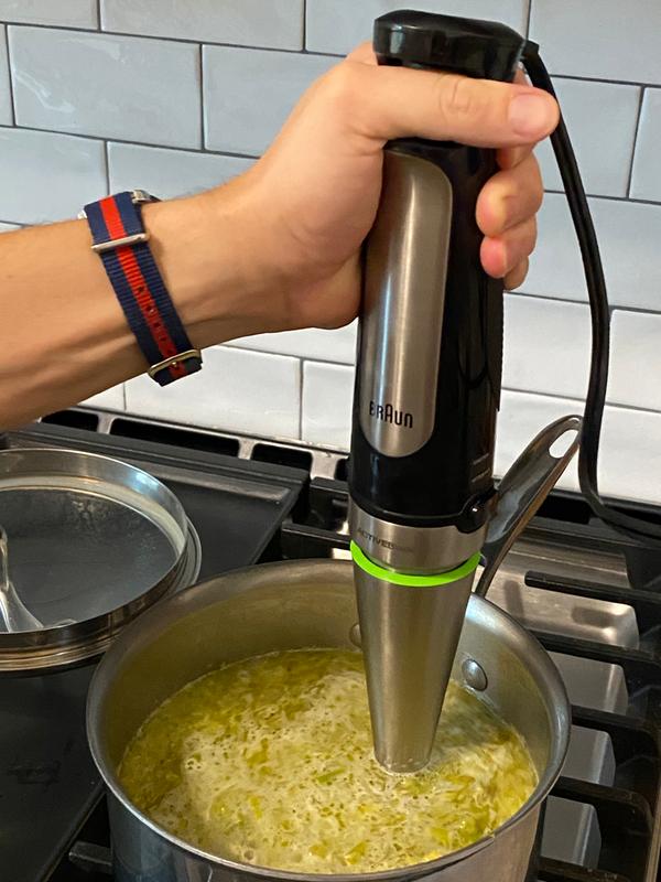 Efficient Hand Mixer Electric With Potato Masher Accessory - Perfect For  Hummus, Guacamole, Purees, And More - 3-In-1 Immersion Mixer Multi Tool For