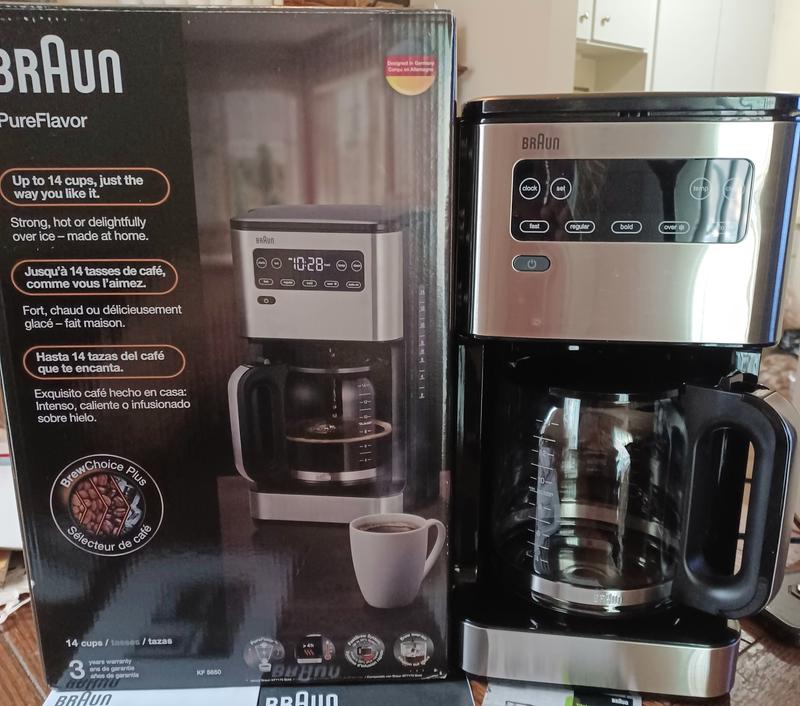 Braun PureFlavor 14-Cup Iced Coffee Maker with 3 Strength Selections i