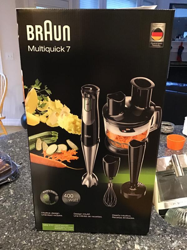 Braun frullatore tritatutto 1250ml Minipimer Multiquick 5 7 4191 4199