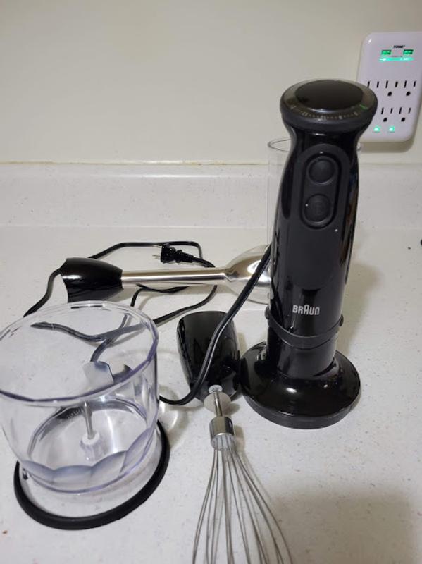  Braun MQ5025 Hand Blender Multiquick Vario, MQ5025, Black: Home  & Kitchen