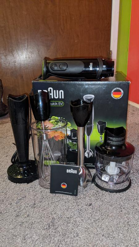 Braun Multiquick 5V Hand Blender 400w MQ 5027 New