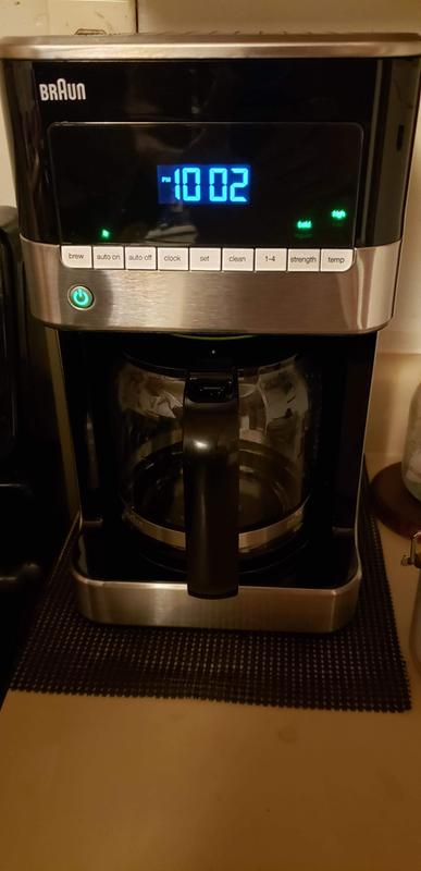 BRAUN Coffee Maker Brew Sense 120 V 1000 Watt Type 3107 E361624 Digital 12  Cups
