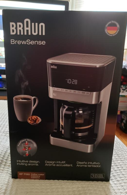 Braun KF7170SI BrewSense Drip Coffeemaker 12 Cup Stainless Steel