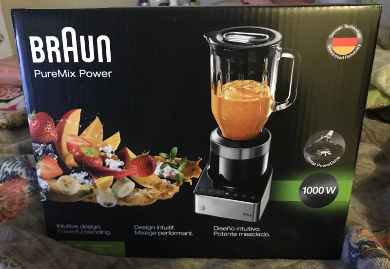 Braun JB3272SI 800 Watts Power Blender with Glass Jar & Two