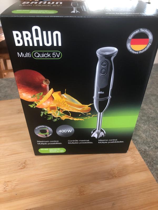 Braun MultiQuick 5 Spiralizer Hand Blender in Stainless