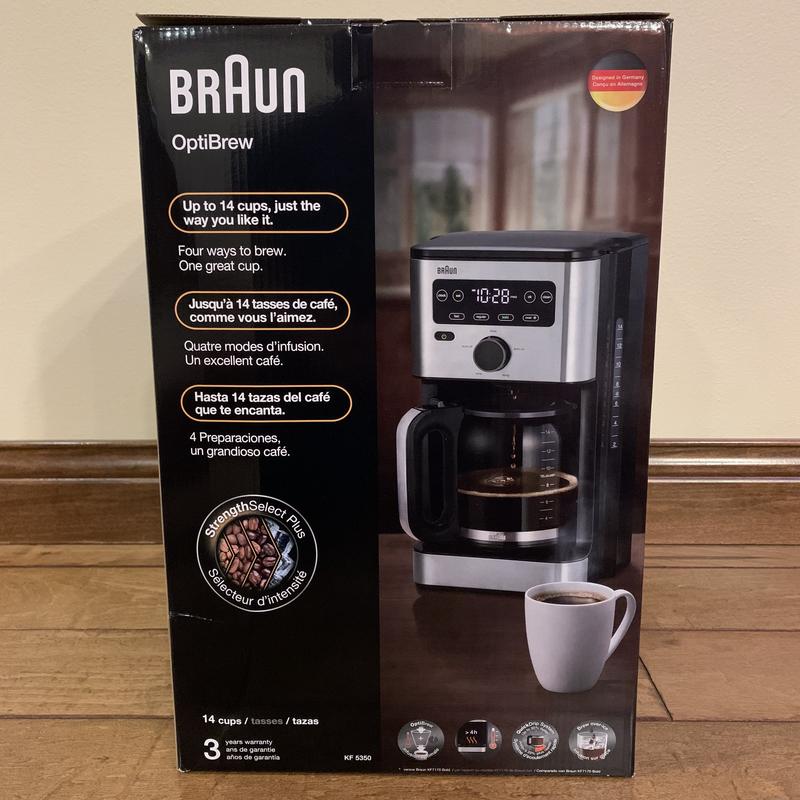 Braun Pureflavor 14-Cup Coffee Maker In White, KF5650WH & Reviews