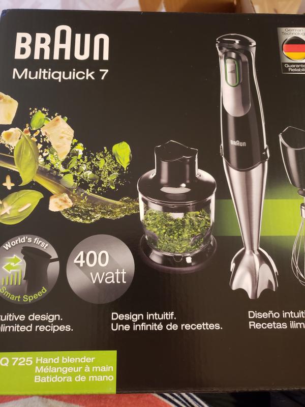 Braun Multiquick 7 MQ735 Sauce Hand Blender, Black: Ear Thermometers: Home  & Kitchen 