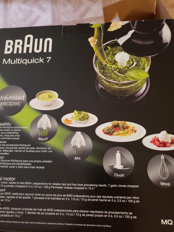 Braun Multiquick 7 MQ735 Sauce Hand Blender, Black: Ear Thermometers: Home  & Kitchen 