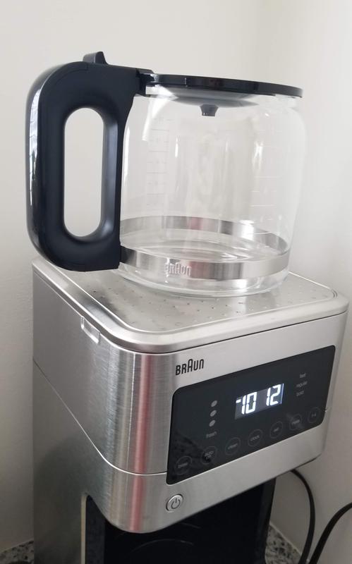 Braun KF6050WH BrewSense 12 Cup Drip Coffee Maker, White