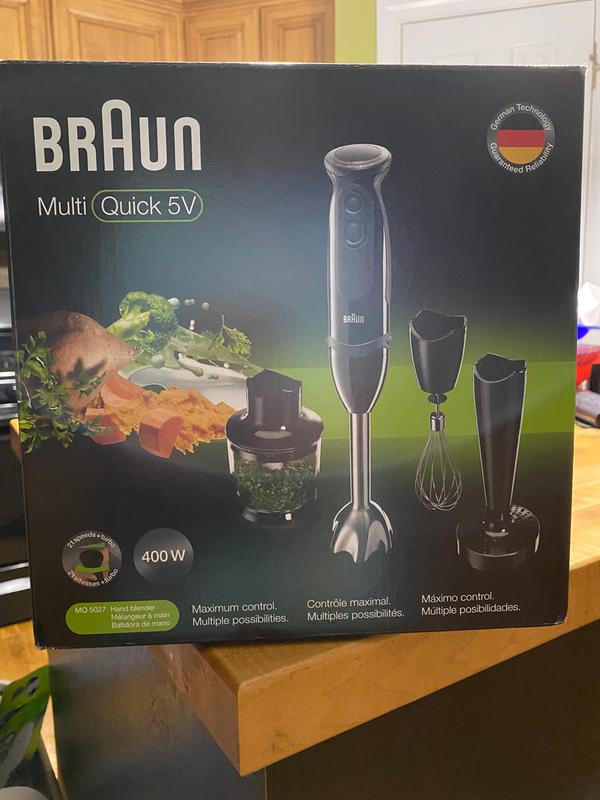 Braun Multiquick 5V Hand Blender 400w MQ 5027 New