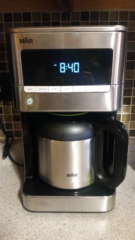 Braun KF7170SI BrewSense Drip Coffeemaker 12 Cup Stainless Steel