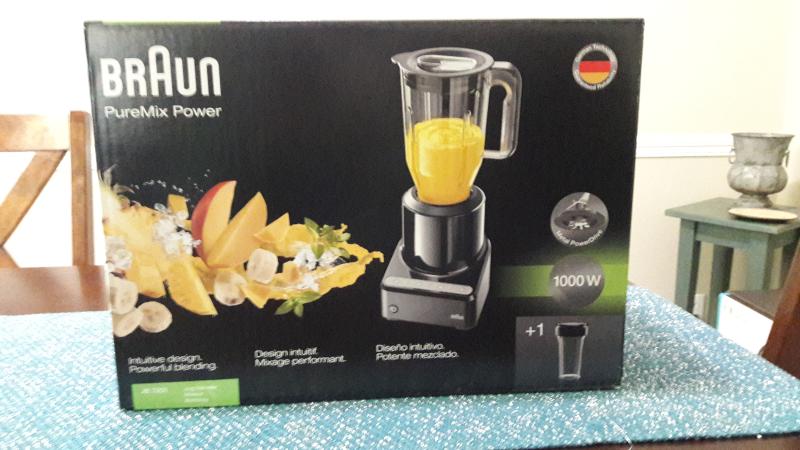 Braun PureMix Power Countertop Blender with Glass Blending Pitcher -  Stainless Steel/Black, 1 ct - Fry's Food Stores